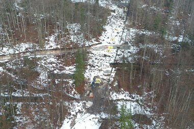 Salzwelten Hallstatt Neue Standseilbahn Strecke Neu  | © Salzwelten 