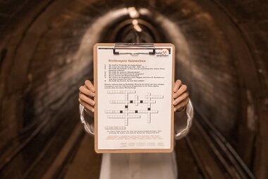 Stollenquiz Klassenzimmer-unter-Tage Rätsel | © Salzwelten