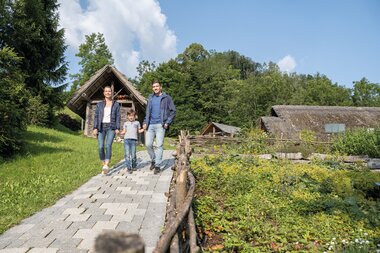 Freilichtmuseum Holzhütten Kräuter Kelten | © Bergauer