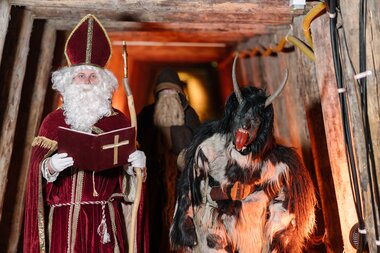 SW_SBG_Nikolaus | © Thomas Sattler Nikolaus in den Salzwelten Salzburg | © Thomas Sattler