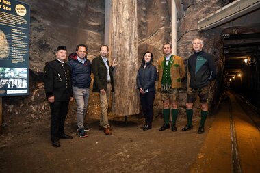 Salzwelten Altaussee Unter Tage Tanne Gruppenbild  | © ©Thomas Sattler