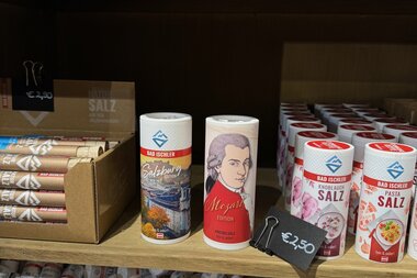 Salzwelten Salzwelten Pop-up-Store Mozart-Salz und Salzburg-Salz | © Katharina Steiner